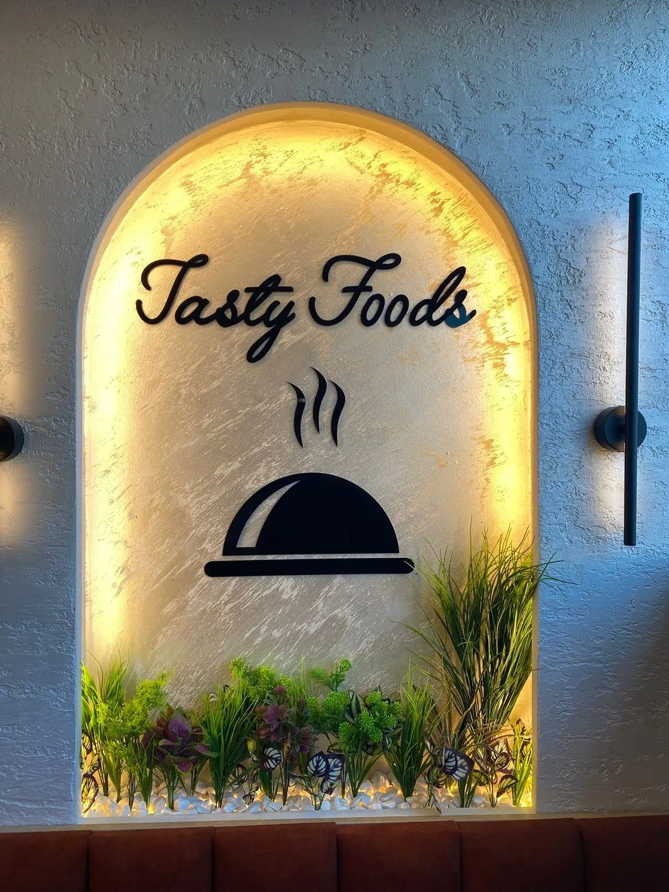 Restoran iç mekân halo logo — OVEC Reklam uygulaması